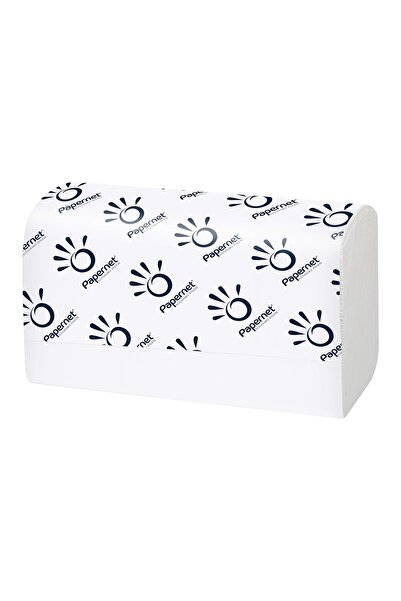 OEM Prosoape de hârtie albe, pliate în V, cu 2 straturi, 210 bucăți/set PAPERNET