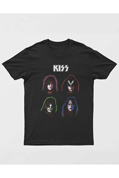 buzagi tasarım ürünleri Kiss Regular Unisex T-Shirt
