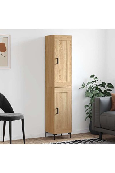 Concept Dulap înalt, stejar sonoma, 34,5x34x180 cm, lemn prelucrat
