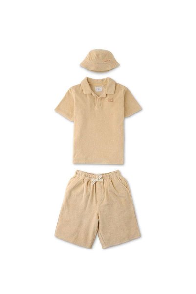 Gingersnaps Solid Brown Shorts and Top Set