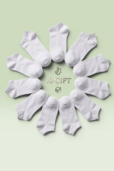 Esinti 10 Pairs of Men's & Women's Cotton Short Bootie Socks – Ankle-Length W...