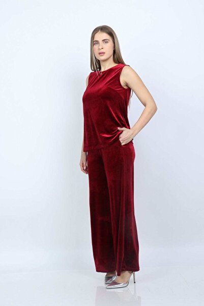 Nichii Wide-Leg Velvet Pants