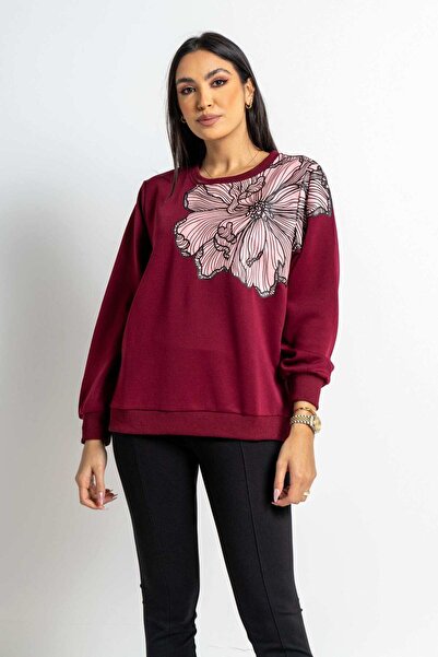 Nichii Graphic Print Long Sleeve Top