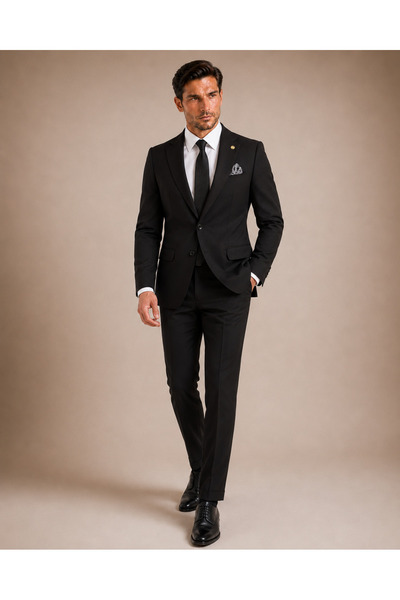 The Tailor Classics بدلة كلاسيكية للرجال - سترة وبنطلون للرجال - بدلة بفتحات ...