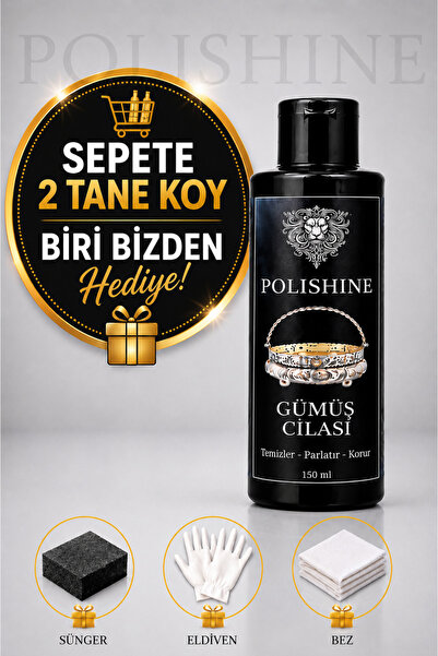 POLİSHİNE Gümüş Temizleyici ve Parlatma Cilası 150ml