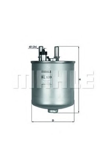 Mahle Original Filtru de combustibil KL 639D