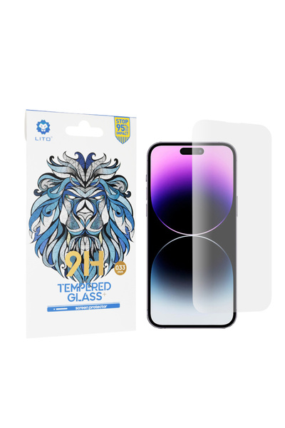 Lito Carcasă pentru iPhone 14 Pro Max - Sticlă Lito 2.5D Classic - Transparentă