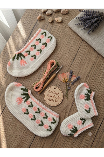 HİLALZEY ESARP SAL Anne kız kombini Tunus işi patik