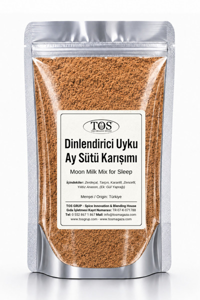 TOS The Organic Spices Dinlendirici Uyku İçin Ay Sütü Karışımı 100 gr (1. Kal...
