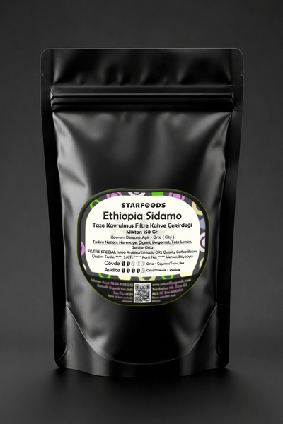 STARFOODS Core Coffee 3 Packs World Coffees Qualified Filter Coffee Bean 450 Gr. Guatemala Filter - E