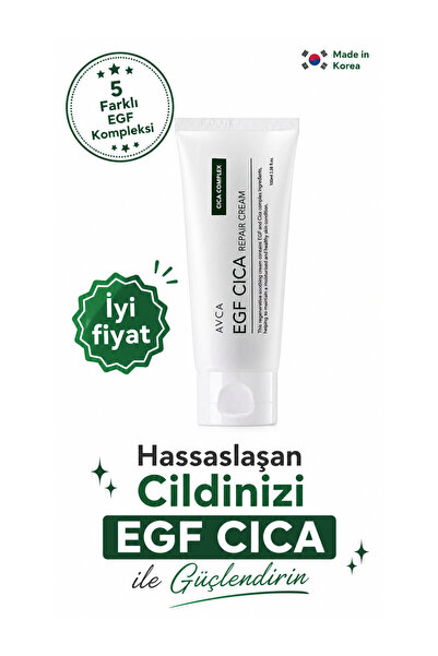 AVCA EGF Cica Yatıştırıcı ve Onarıcı Bariyer Kremi 100 ml - EGF Cica Repair C...
