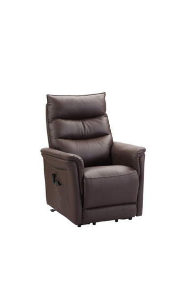 micasa Elegant and Modern Design Electric Lift Top Grain Leather Recliner Sofa