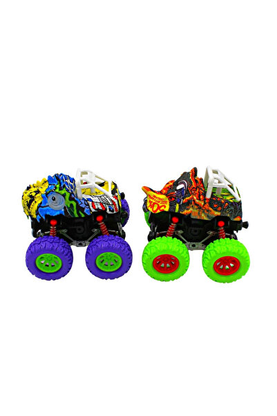 BM GİFT DESİGN Set 2 mașinute multicolore Crazy Fisction