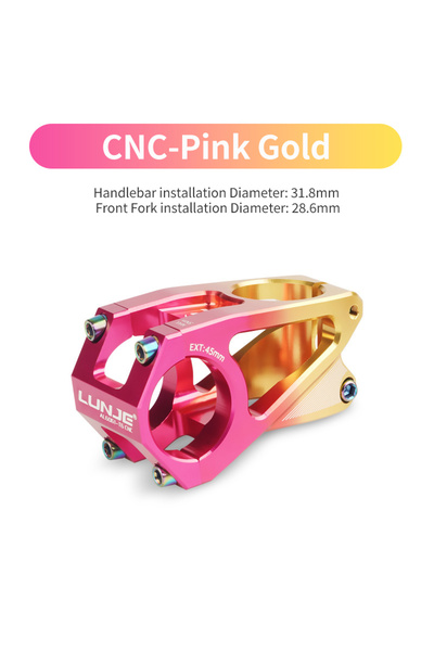 tur bike Pembe Gold Lunje Gidon Boğazı 31.8 Mm