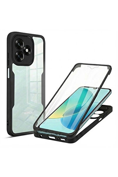 Techsuit Husă pentru Honor X5c Plus + Folie - Seria ColorVerse 360 - Negru
