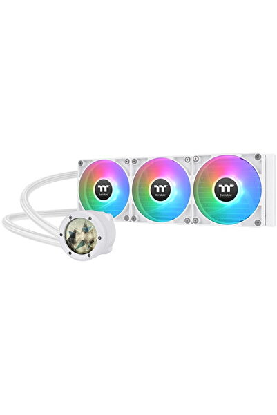 THERMALTAKE Ventilator TH360 V2, Ultra ARGB, LCD, 3 ventilatoare, Alb.