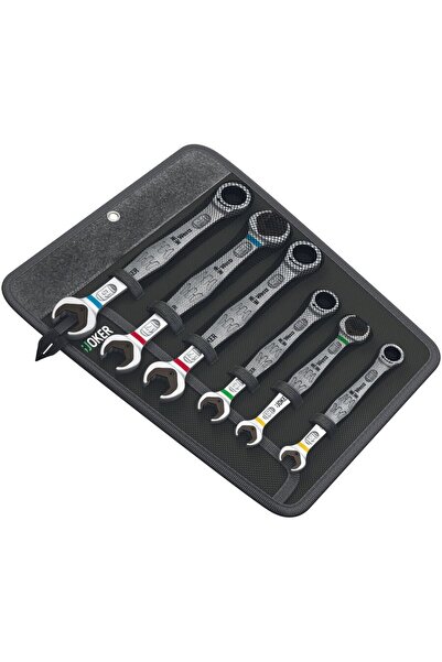 wera Set de chei inelare cu clichet Joker - 6 piese - 05020022001