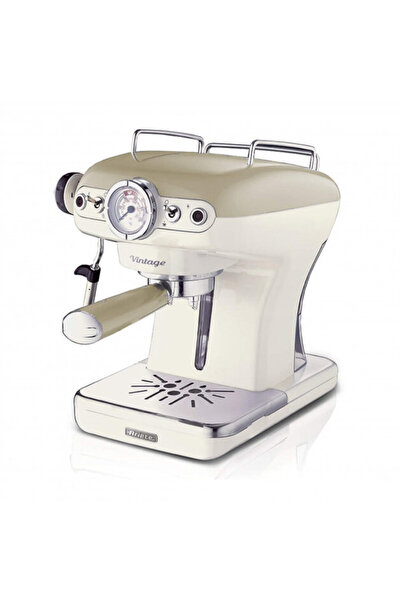 ARIETE Vintage Espresso Machine, beige
