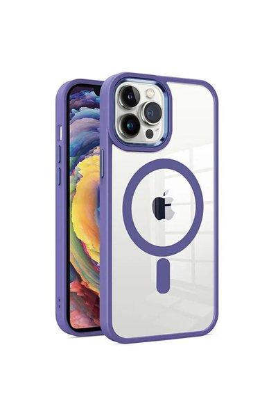 Techsuit Husă pentru iPhone 15 Plus - MagSafe Pro - Mov