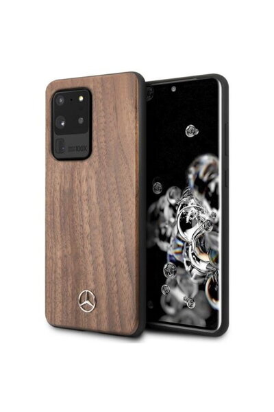 MERCEDES MEHCS69VWOLB S20 Ultra G988 carcasă rigidă maro Wood Line Walnut