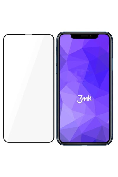 3MK HardGlass Max Lite, pentru iPhone 11 (6.1"), 3D, Full Cover, Negru