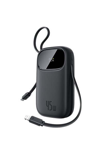 Baseus EnerFill FC31 Qpow 3, USB-C/Lightning Cabluri, 20000mAh, 45W, Digital ...