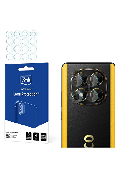 3MK Folie pentru Xiaomi Poco X7 (set 4) - Protecție lentile - Transparentă