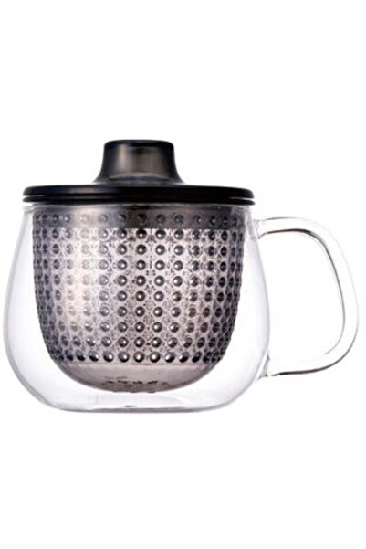 Kinto - UNITEA Unimug - Mug with Tea Strainer 350ml Gray