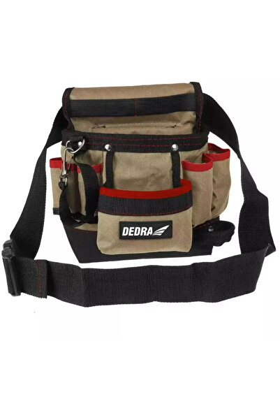 DEDRA EXIM Tool Belt with holster 8 pockets, 20x10x30cm