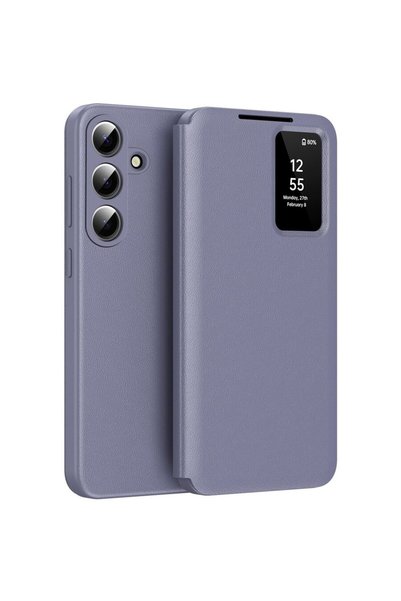 Techsuit Husă pentru Samsung Galaxy S26 - Seria SmartView - Mov