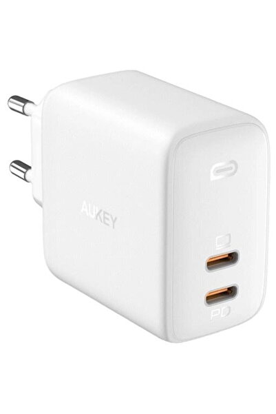 AUKEY PA-B4 Omnia GaN 2xUSB-C, 6A,65 W Alb