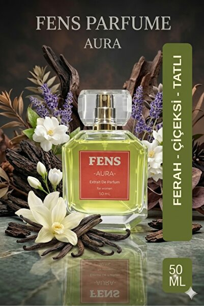 Fs Fens Aura Kadın Parfüm EDP 50 ml – Ferah, Çiçeksi, Tatlı, Portakal Çiçeği,...