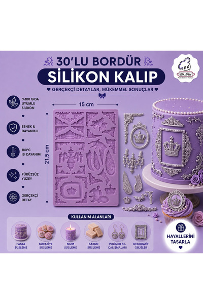Dr.Paste Silikon Kalıp 30'lu Bordür