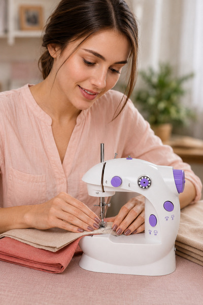 Arfseb Taşınabilir Mini Dikiş Makinesi-Güçlü ve Sessiz