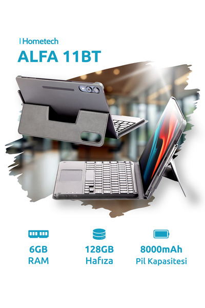 Hometech Alfa 11BT 128 GB 10.95" Tablet