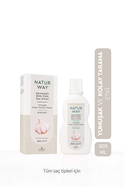 Otacı Otacı Naturway Sarımsaklı Bitki Özlü Kokusuz Saç Kremi 300 ml