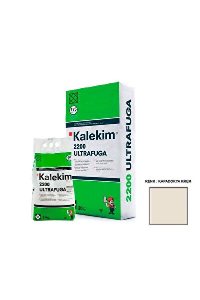 Kalekim Kapadokya Krem Rengi Derz 2200 ULTRA FUGA Silikon Katkılı, Yüksek Per...