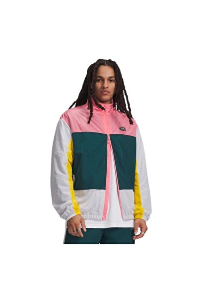 Under Armour A6009436-600 Ua Icon Woven Track Fz Erkek Ceket Pembe
