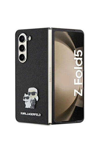 Karl Lagerfeld Saffiano Karl&Choupette Pin case for Samsung Galaxy Z Fold 5 -...