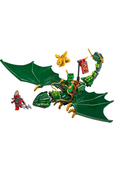 LEGO NINJAGO Dragonul de Pădure Verde al lui Lloyd – 128 de piese, 6+ ani