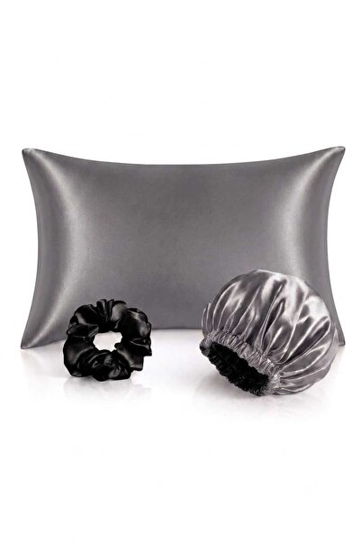 Satin Bone Satin Pillow Case Buckle Skin Care Beauty Cosmetic Set For Curly And Straight Hair