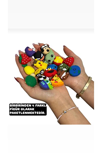 KaffCase Sevimli Figürlü Şarj Kablosu Koruyucu