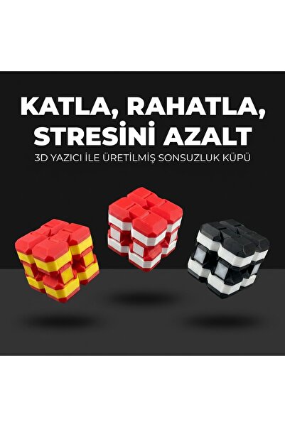 Thre3D Home Katlaç Sonsuz Küp Stres Oyuncağı (Modern Tesbih)