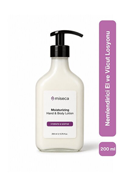 miseca Moisturizing Hand and Body Lotion 200 ml |   Fast Absorbing Light Texture