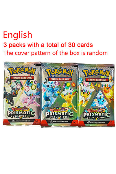 Choice3 Bandai Random 3 packs 360Pcs Pokemon Card Destined Rivals Prismatic E...