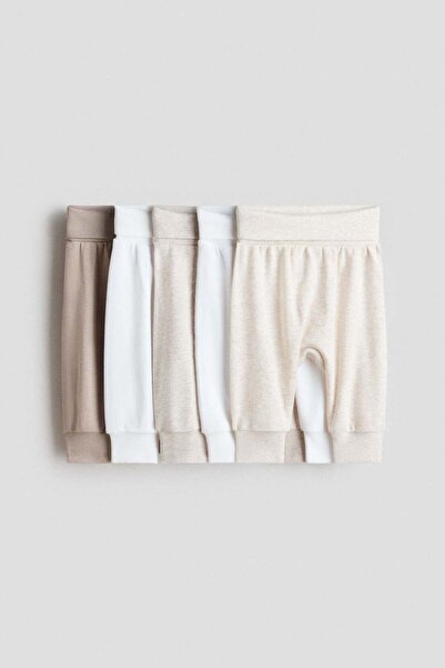 H&M 5-pack cotton trousers