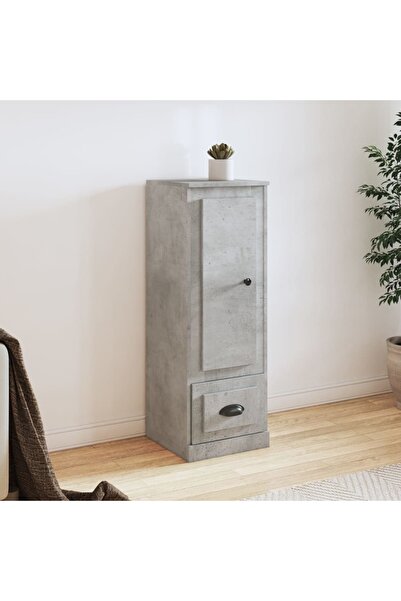 Concept Dulap înalt, gri beton, 36x35,5x103,5 cm, lemn compozit