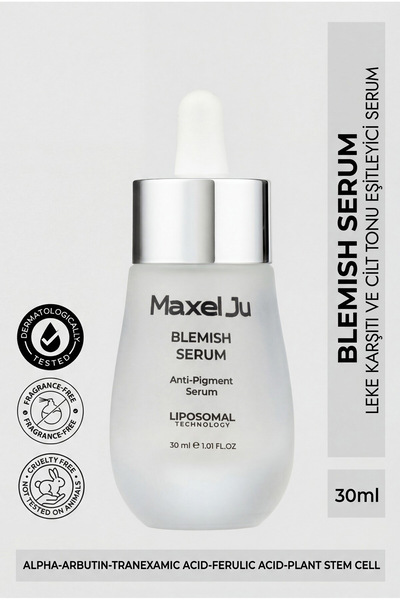 MAXEL JU Blemish Serum Leke Karşıtı ve Cilt Tonu Eşitleyici Serum (30ML)
