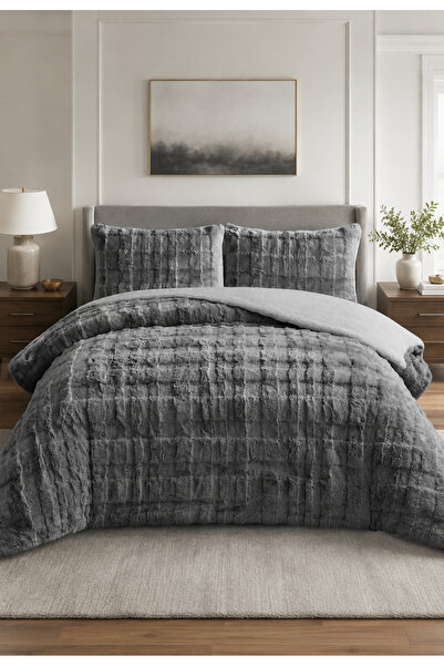 LALHOME Sienna Çift Kişilik Yatak Örtüsü Seti 220x240cm - 2 Yastıklı Lüks Yum...