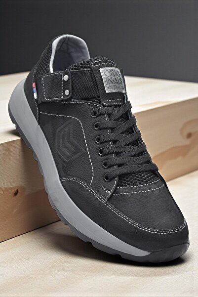 ISPARTALILAR 2055 Orthopedic Sole Genuine Leather Men's Shoes Seasonal Winter...